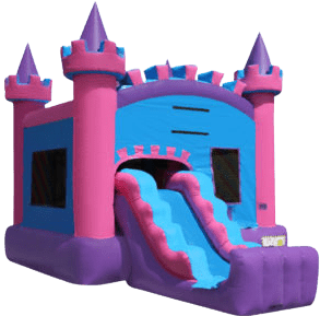 Mini Pink Slide Bouncer Rentals