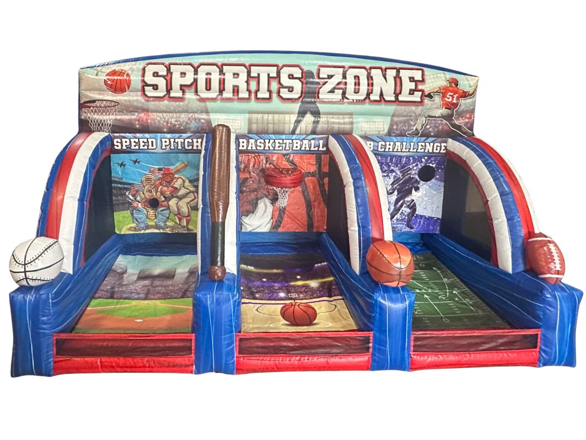 Inflatable 3-in-1 Sports Combo Game Rentals
