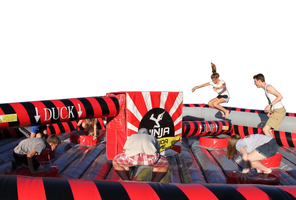 Inflatable Ninja Warrior Wipeout Rentals