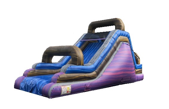 16ft Dashing Colors Dual-lane Slide Rentals